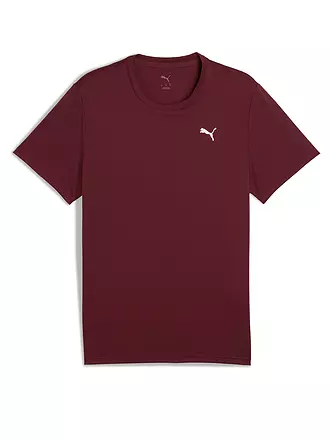 PUMA | T-shirt de fitness essentiel pour hommes | dunkelrot